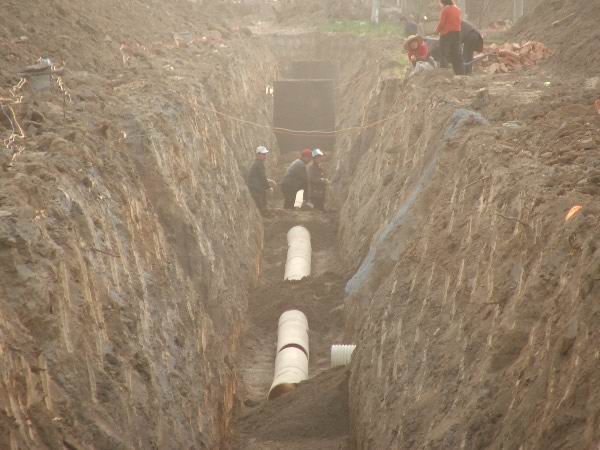 永乐庄雨水改造施工